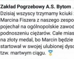 Ulubiona dyscyplina sportowa grabarza z Bytomia
